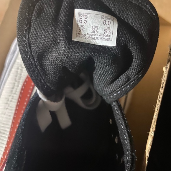 Vans Old Skool Mini Cord Unisex Sneakers - Black/White; - Picture 7 of 10